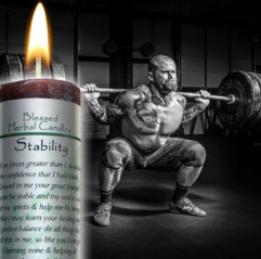 Stability Blessed Herbal Candle