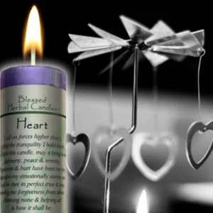 Heart Blessed Herbal Candle